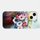 Anemones von Odilon Redon iPhone Hülle (Rückseite (Horizontal))
