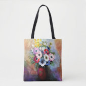 Anemones von Odilon Redon Poster Tasche (Vorderseite)