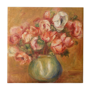 Anemones von Pierre-Auguste Renoir Fliese