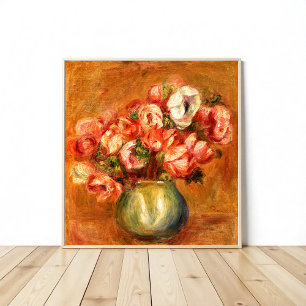 Anemones von Pierre-Auguste Renoir Poster