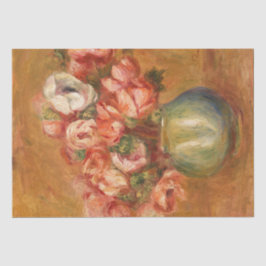 Anemones von Pierre-Auguste Renoir Seidenpapier