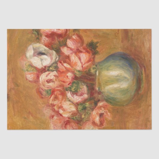 Anemones von Pierre-Auguste Renoir Seidenpapier (Vorderseite)