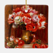 Anemones von Pierre Renoir Keramikornament (Rückseite)