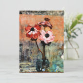 Anemones von Piet Mondrian Karte (Stehend Vorderseite)