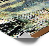 Anemones von Piet Mondrian Poster (Ecke)