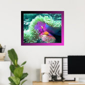 Anenome mit seinen Schützen - Palau Poster (Heimbüro)