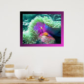 Anenome mit seinen Schützen - Palau Poster (Küche)