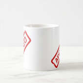 anerkannt, verweigert kaffeetasse (Mittel)
