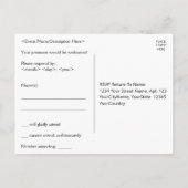 Anerkennbare Postkarte "uAwg" (Rückseite)