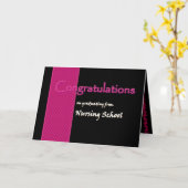 ANERKENNUNG - Abschluss der Krankenpflege Karte (Gelbe Blume)