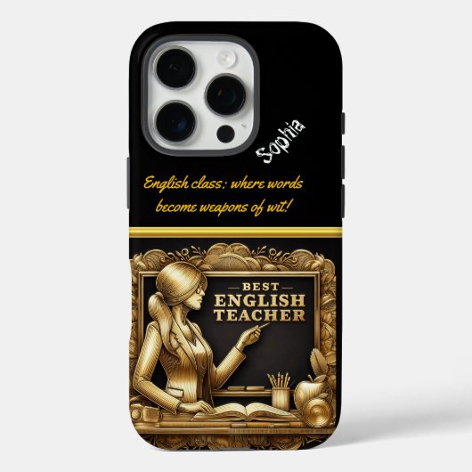Anerkennung der Englischlehrungsexzellenz Case-Mate iPhone Hülle (Rückseite)