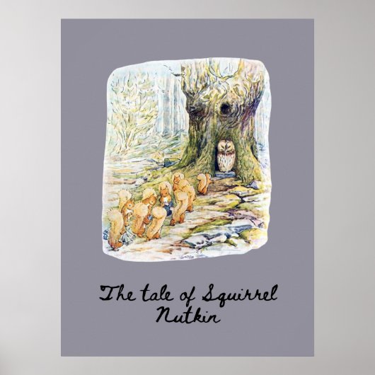 Anerkennung der Eule Poster (Vorne)