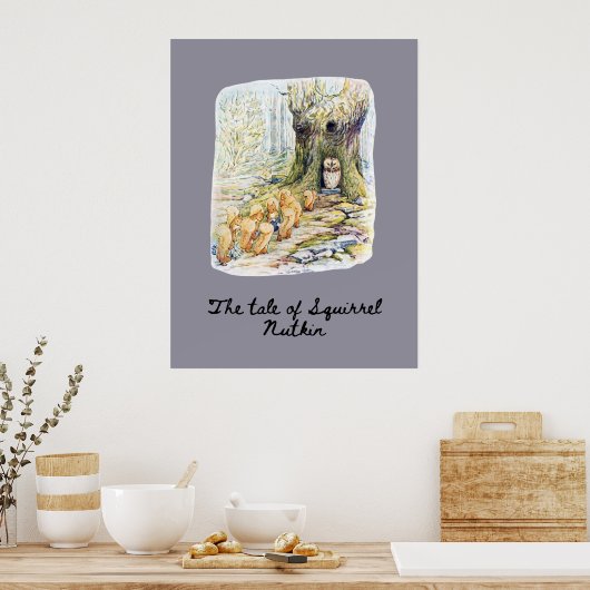 Anerkennung der Eule Poster (Küche)