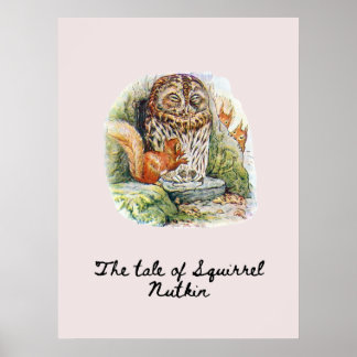 Anerkennung der Eule Poster