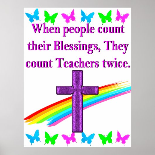 ANERKENNUNG DER LEHRER POSTER (Vorne)