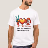 Anerkennung der Liebe und des Mutes für die Feuerw T-Shirt (Vorderseite)