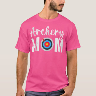 Anerkennung der Mama Frauen Proud Mama Bogenschieß T-Shirt