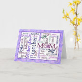 Anerkennung der Mama Karte (Gelbe Blume)