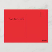 Anerkennung der schwarzen Frau als Monat der schwa Postkarte (Rückseite)