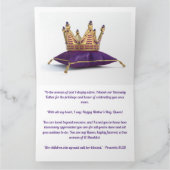 Anerkennung des Glaubens der Mütter Karte (Innenseite)