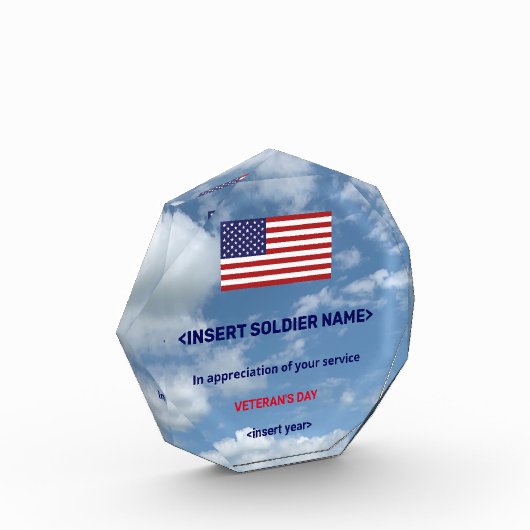 Anerkennung für den Militärdienst Fotoblock (Links)