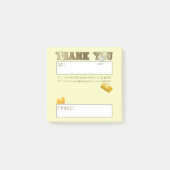 Anerkennung für Mitarbeiter Post-it Klebezettel (Vorderseite)