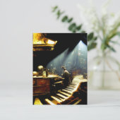 Anerkennung für Tom Waits Postkarte (Stehend Vorderseite)