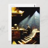 Anerkennung für Tom Waits Postkarte (Vorne/Hinten)