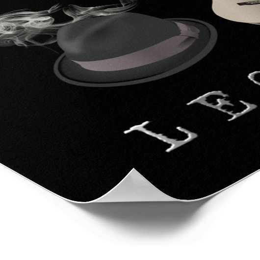 Anerkennung Leonards Poster (Ecke)