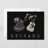 Anerkennung Leonards Postkarte (Vorne/Hinten)