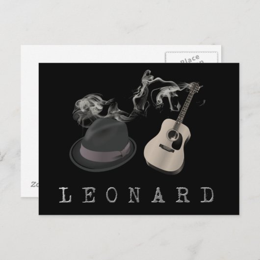 Anerkennung Leonards Postkarte (Vorne/Hinten)