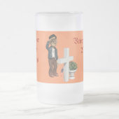 Anerkennung unserer Veteranen - Mattglas Bierglas (Mittel)