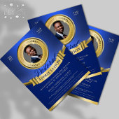 Anerkennung von Blue & Gold Pastoral Flyer