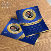 Anerkennung von Blue & Gold Pastoral Flyer