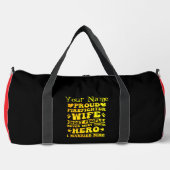 Anerkennung von Liebe und Mut bei der Brandbekämpf Duffle Bag (Vorderseite)