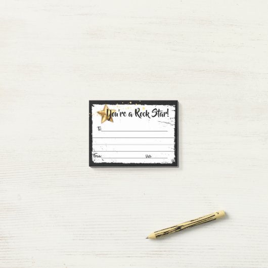 Anerkennung von Mitarbeitern - großartige Post-it- Post-it Klebezettel (Auf Schreibtisch)