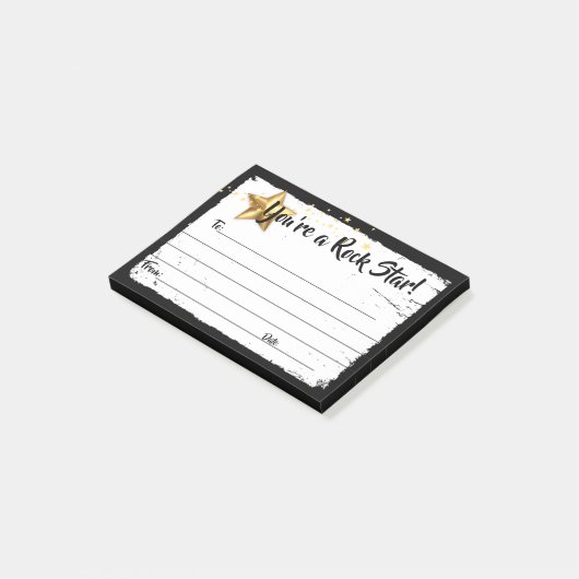 Anerkennung von Mitarbeitern - großartige Post-it- Post-it Klebezettel (angewinkelt)