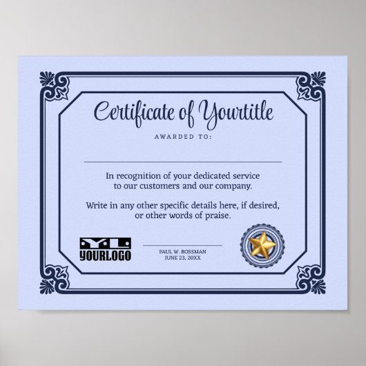 Anerkennung von universellen Freiwilligen für Stud Poster (Vorne)