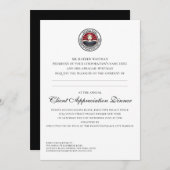 Anerkennungs-Ereignis Einladung (Vorne/Hinten)