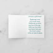 Anerkennungs-Freundinnen und Freundschaft Karte (Innenseite)