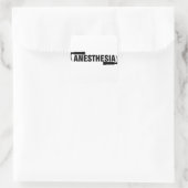 Anesthesia Mac Blade Quadratischer Aufkleber (Tasche)