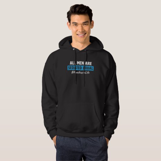 Anesthesia Nurse CRNA Anesthesiologist Anesthetis Hoodie (Vorne ganz)