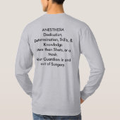 ANESTHESIADedication, Entschlossenheit, T-Shirt (Rückseite)