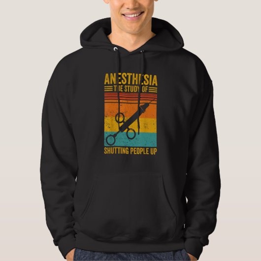 Anesthesiologist Anesthesiology Anesthesia Shuttin Hoodie (Vorderseite)