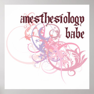 Anesthesiology-Baby Poster