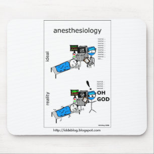 Anesthesiology-Comic Mousepad