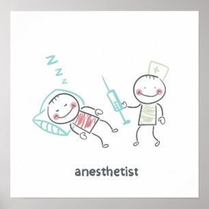 Anesthetist-Plakat Poster