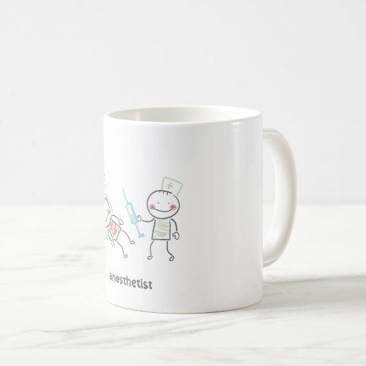 Anesthetist-Tasse Kaffeetasse (VorderseiteRechts)