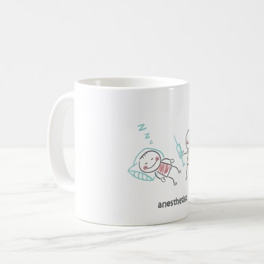 Anesthetist-Tasse Kaffeetasse (Vorderseite Links)
