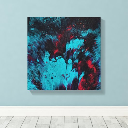 Anetka-Gemälde. Leinwanddruck (Insitu (Holzboden))